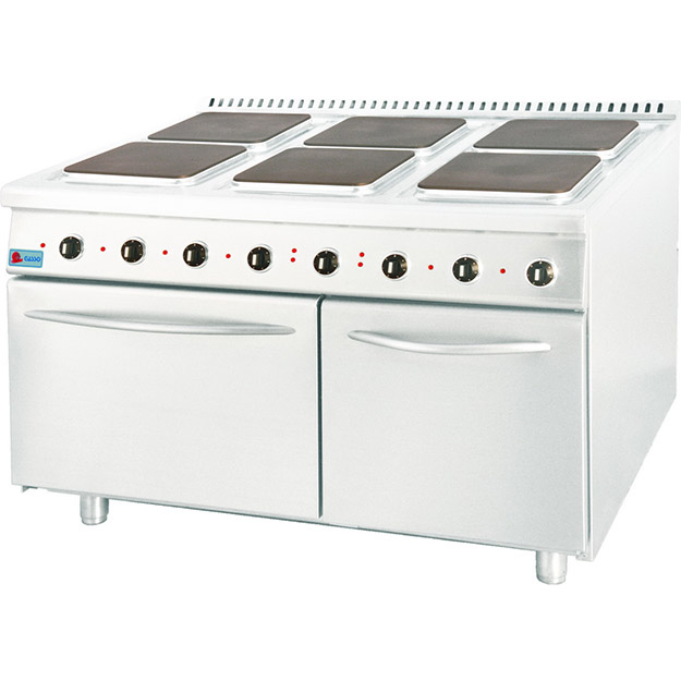 Six Hot Plates With Oven - EGC-961