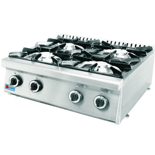 اجاق گاز چهار شعله روباز رومیزی - GGC-721T