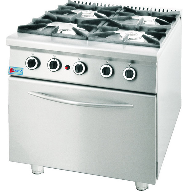 Four Open Flames With Oven-GGC-921V